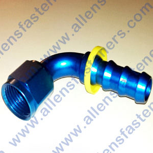90* HOSE END PUSH TO LOCK